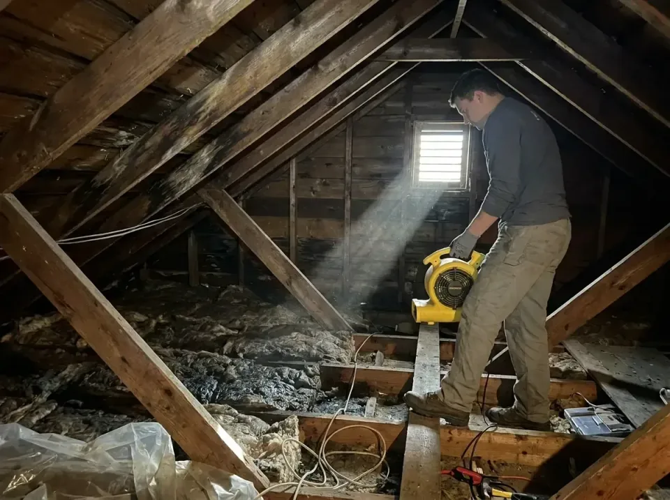 attic-water-damage-drying-proc-007 — frequently asked questions, Emergency Water Extraction & 24/7 Flood Response in The Ham…